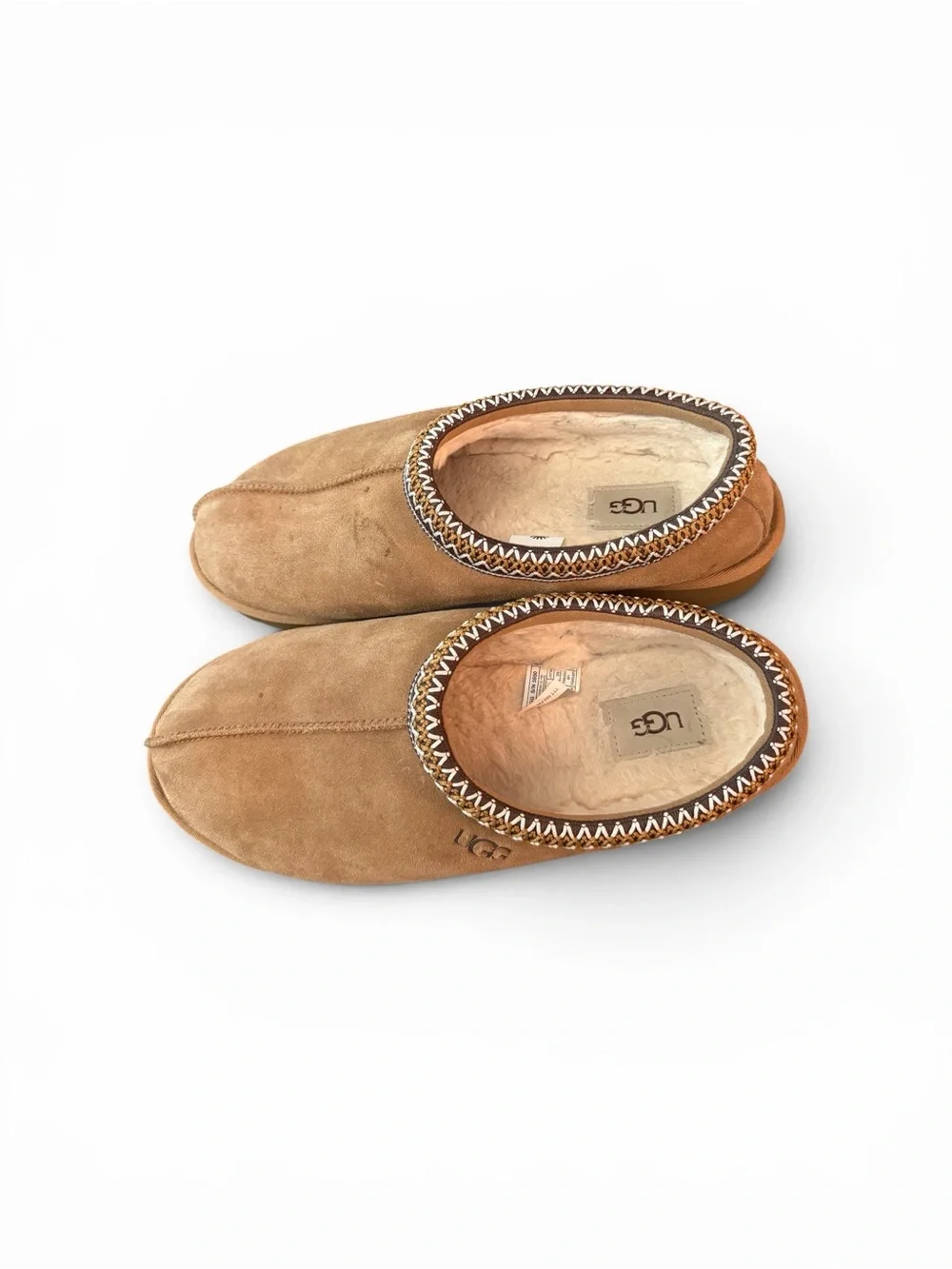 UGG Mens Tasman Chestnut Tan Suede Slip-On Slippers 11